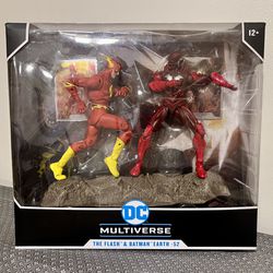 McFarlane Toys DC Multiverse Flash And Batman Earth -52(Red Death) 2 Pack NEW UNOPENED 