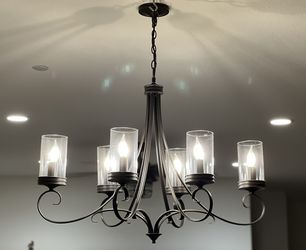 Kichler Diana 6-Light Olde Bronze French Country/Cottage Chandelier