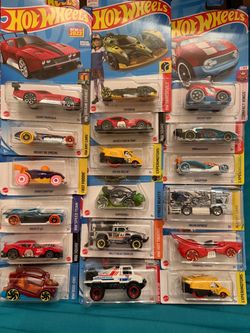 Assorted fantasy hot wheels
