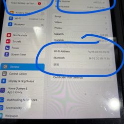 6th Gen 128gb iPad 