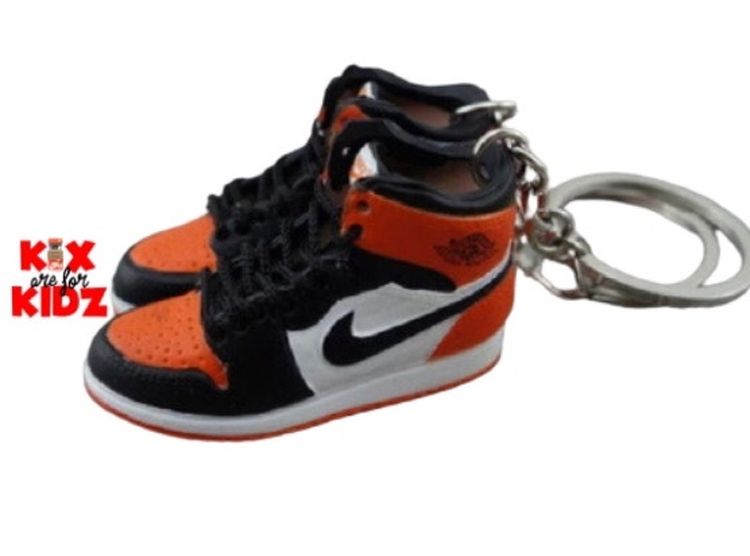Jordan 1 Shattered Backboard 3D Mini Sneaker Keychain