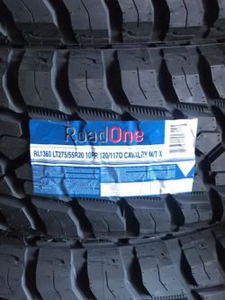 Road one MT tire L/T. 275/55/20 for $160 each