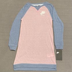 Nike Just Do It Logo Long Sleeve Shirt Dress Size 6X New