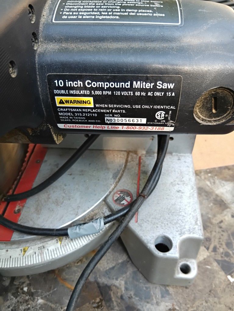 10"Compound Miter Saw