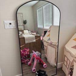 Beautiful Mirror With Black Trimming