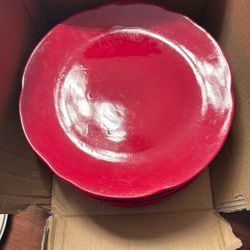 Red Ceramic Plate's