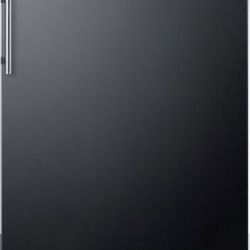 Summit 24" Black Under-Counter Refrigerator New