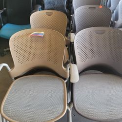 Herman Miller Caper Office Desk Side Waiting Chairs 