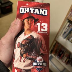 Shohei Ohtani Bobble head (13 Strikeout game)