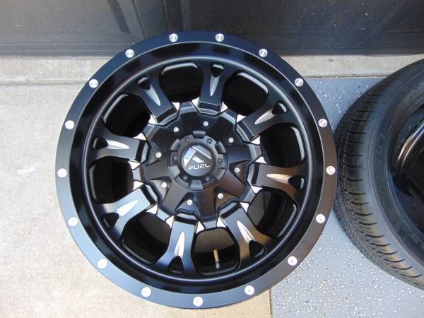 4 New 18X9 Fuel Cleaver Black & Milled Rims 5X5 & 5X4.5 +1MM Offset JEEP RUBICON WRANGLER GLADIATOR