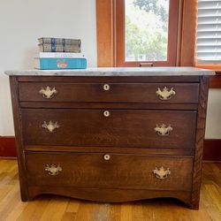 1940 Chest Of Drawers With Marble Top FREE DELIVERY