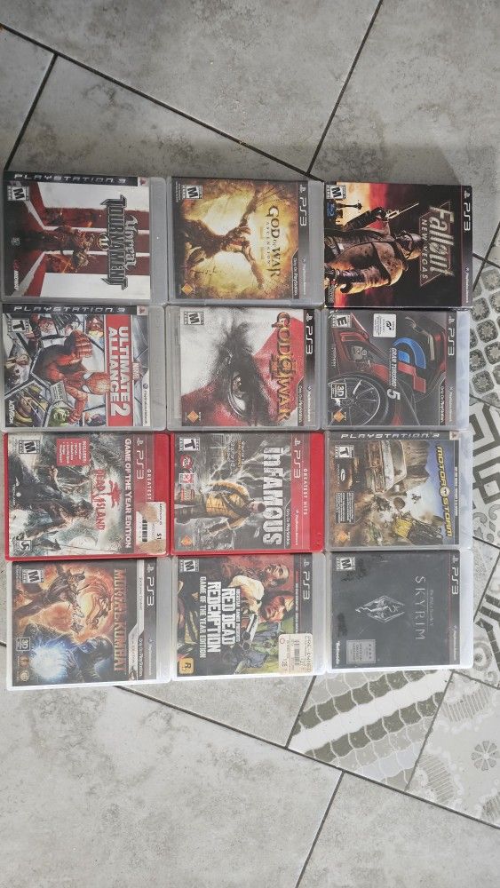 ps3 game lot - good games, great condition