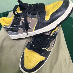 BAPE Sk8 Sta #2 M2 'Yellow Size 8.5 Man 