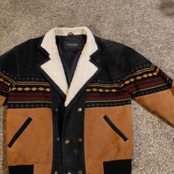 Vintage Leather Men's Jacket. 