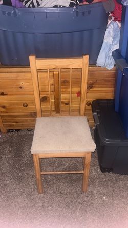 Wood chair