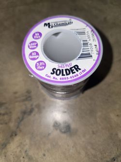 MG Chemicals Solder Sn63/Pb37 0.032 in 22 Gauge RA Flux – 1 lb Spool 4885-454G