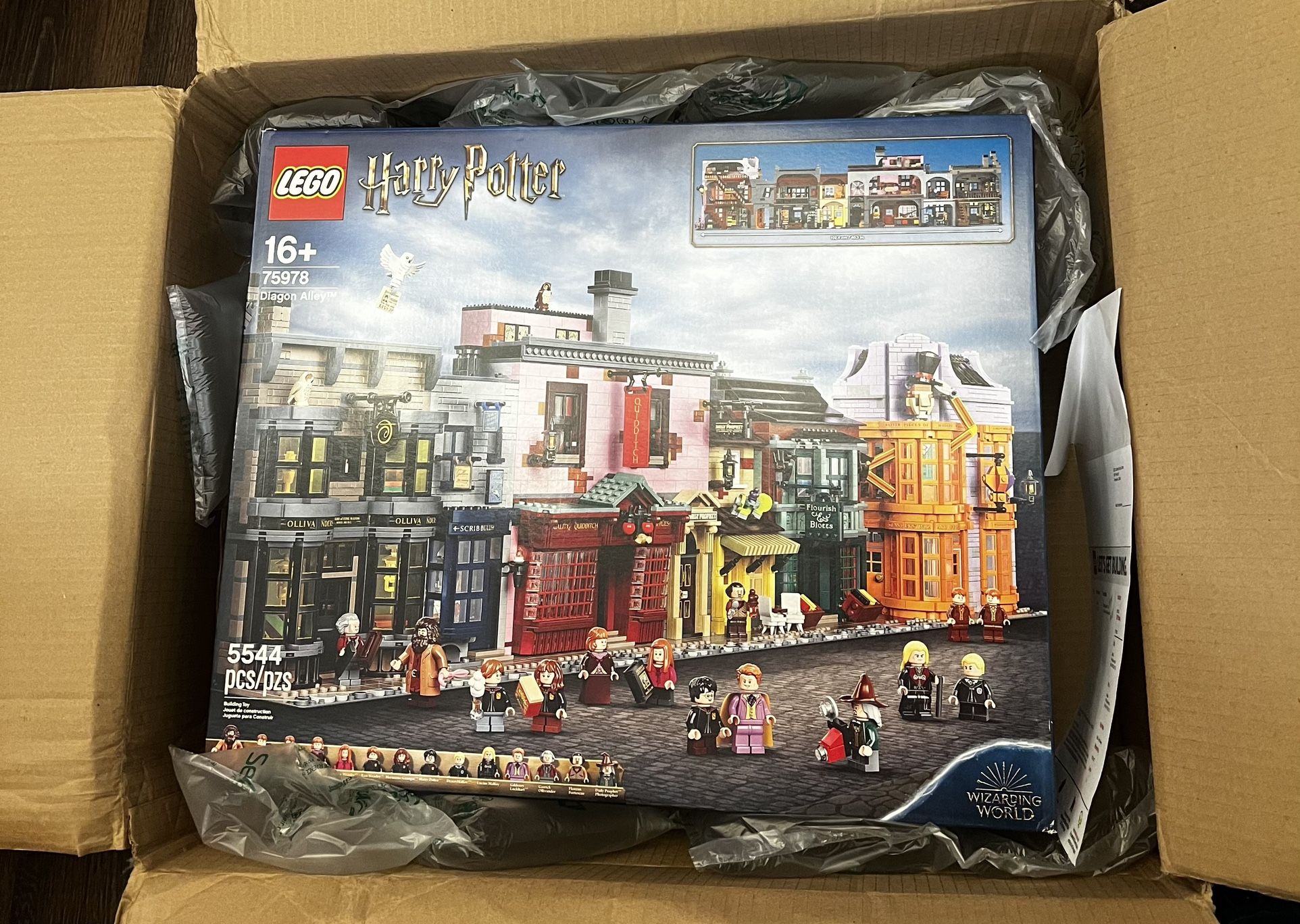 Lego Diagon Alley Harry Potter 75978 Factory Sealed