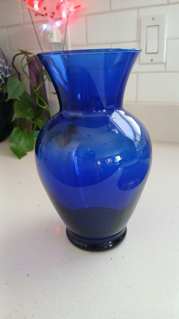 Blue Flower Vase