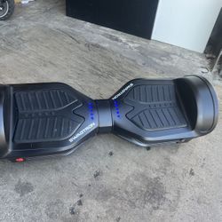 Swagtron T380 App-Enabled Hoverboard with Bluetooth Speaker & Lights, Black