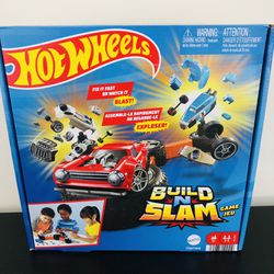 Brand new! Hot Wheels Build ‘n Slam Kids Games, Car Game