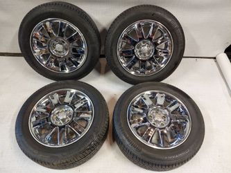 Ready to bolt on Chrysler Chrome Sebring Factory Wheels 2004-2006 on continental tires