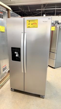 WHIRLPOOL SIDE-BY-SIDE REFRIGERATOR WITH WATER AND ICE