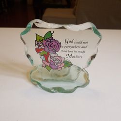 Sentimental Gift For Mom, Glass Candle Holder