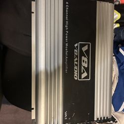 High Power Mosfet Amplifier 4 Channel 500 Watt Car V8 Audio VA1