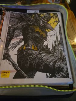 Hand Drawn Evil Batman