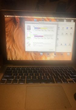 Macbook pro!!! With APPS photography/music