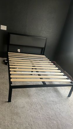 Full size metal bed frame