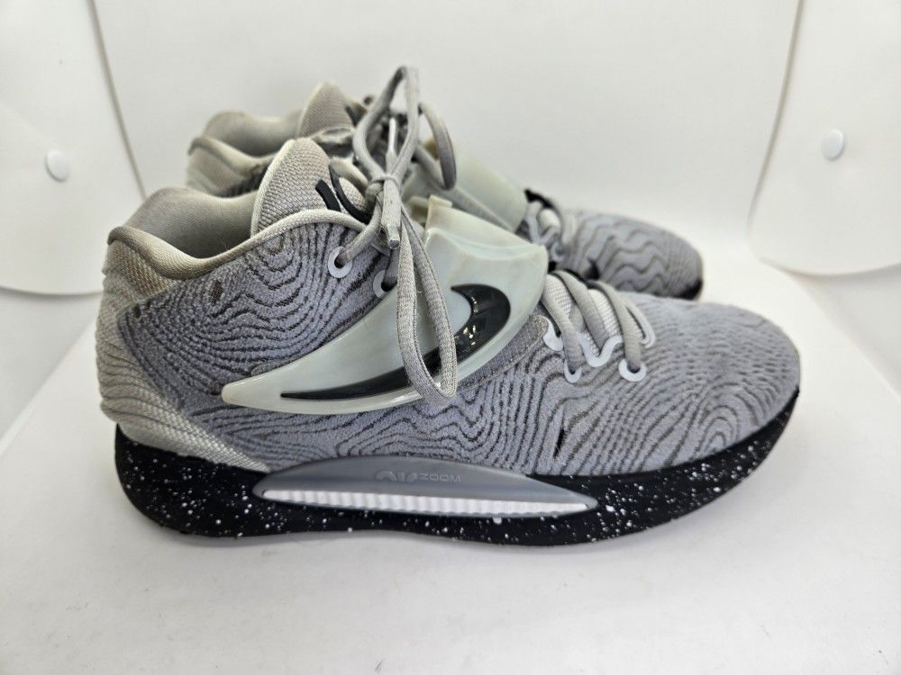 Nike KD 14 TB Basketball Shoes Mens 7.5 Wolf Grey Athletic  display picture 3