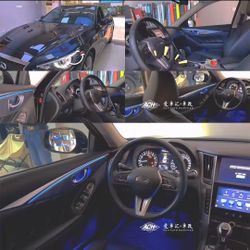 For 2014-2022 Infiniti Q50L/Q50 ambient
light  LED decorative panel cars
luminous decorative panel