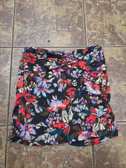 Zara Mini High Waisted Pleated Skirt Size Small