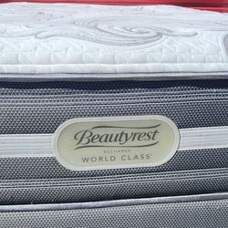 Queen Size World Class Mattress- Box Spring & Bed Frame Optional