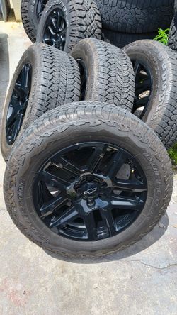 Silverado trail boss 20" wheels and tires