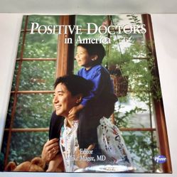 Pfizer Vintage Coffee Table HC 152 Pages, Positive Doctors in America Book