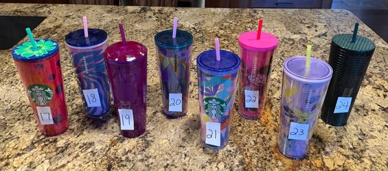 Starbucks Tumblers **LIKE NEW**