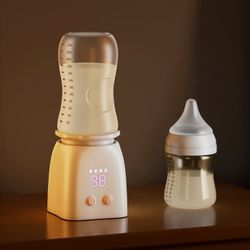 Bottle Warmer, Portable Bottle Warmer for Travel with 4 Adapters, Rechargeable