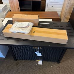 45” Outdoor Propane Fire Pit Table - Firepit with Adjustable Flame, 50,000 BTU, and Elegant Design, Ideal for Patio and Backyard Gatherings 