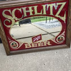 Schlitz beer mirror