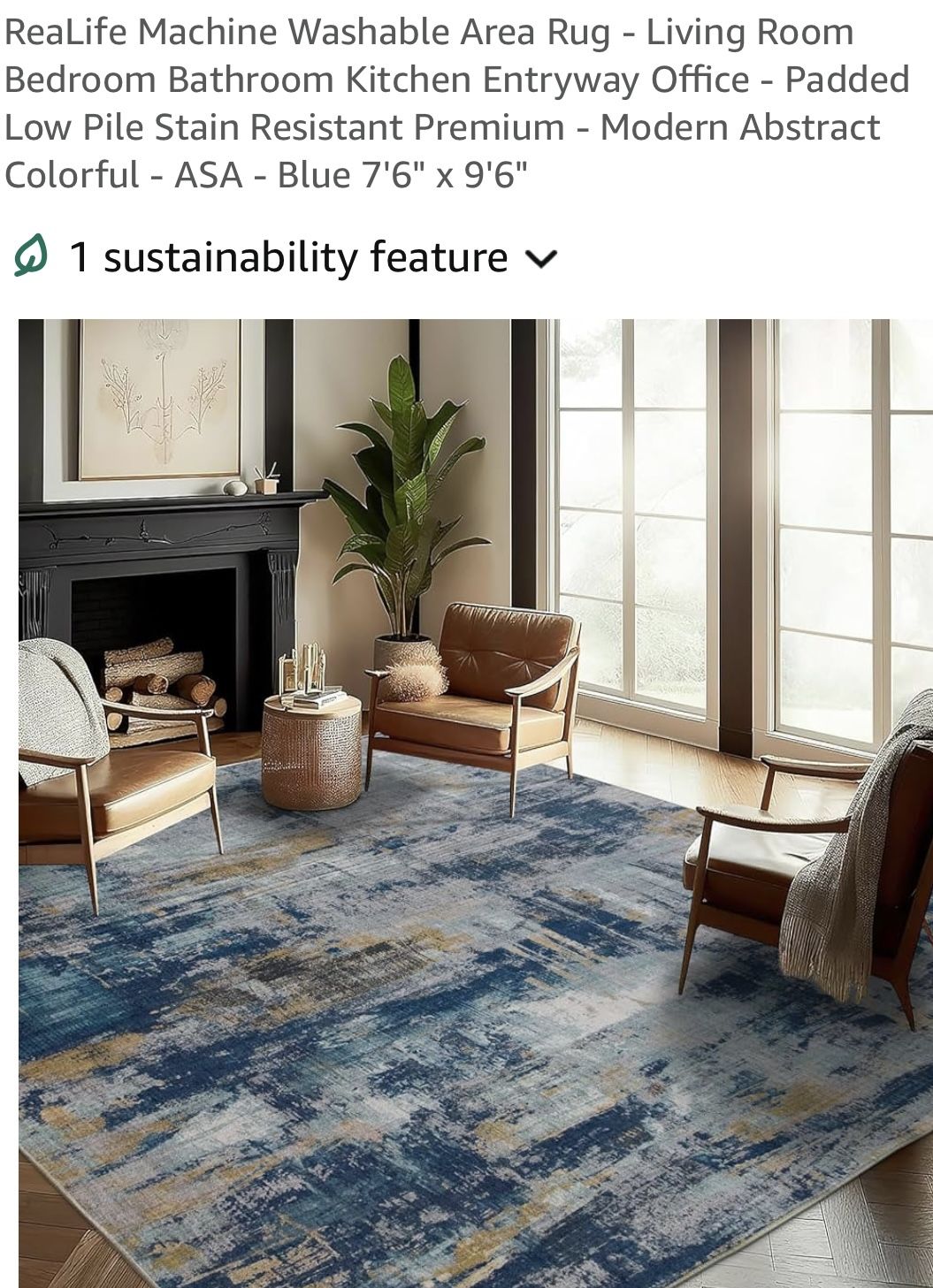 Like New Area Rug $99