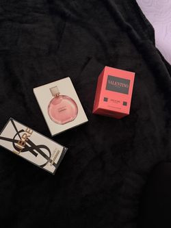 Designer Perfume Bundle – Chanel, YSL, Valentino