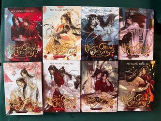 Heaven Official's Blessing book series, all 8 books, like new