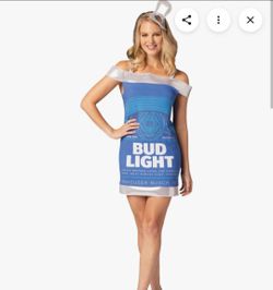 Women's Bud Light Dress - Halloween Costume