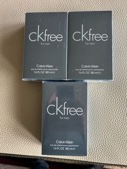 Calvin Klein CK Free for Men EDT 50ml – Lot of 3