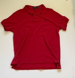 Ralph Lauren Red Polo size L