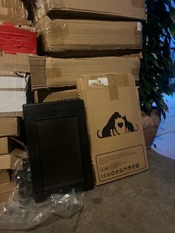 Black Pet Door Flap Insert