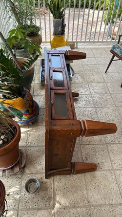 Mexcian wooden living room table