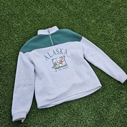 Vintage Alaska Half Zip-up